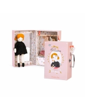 Les Parisiennes Гардероб в чемодане с куклой и набором одежды 642564